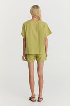 Robin Tie Top - Elm Hemp Linen image 6