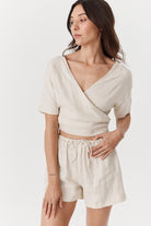 Etienne Wrap - Distressed Linen image 4