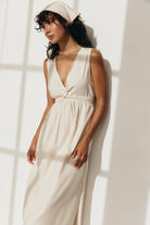 Harper Wrap Dress - Cream image 2
