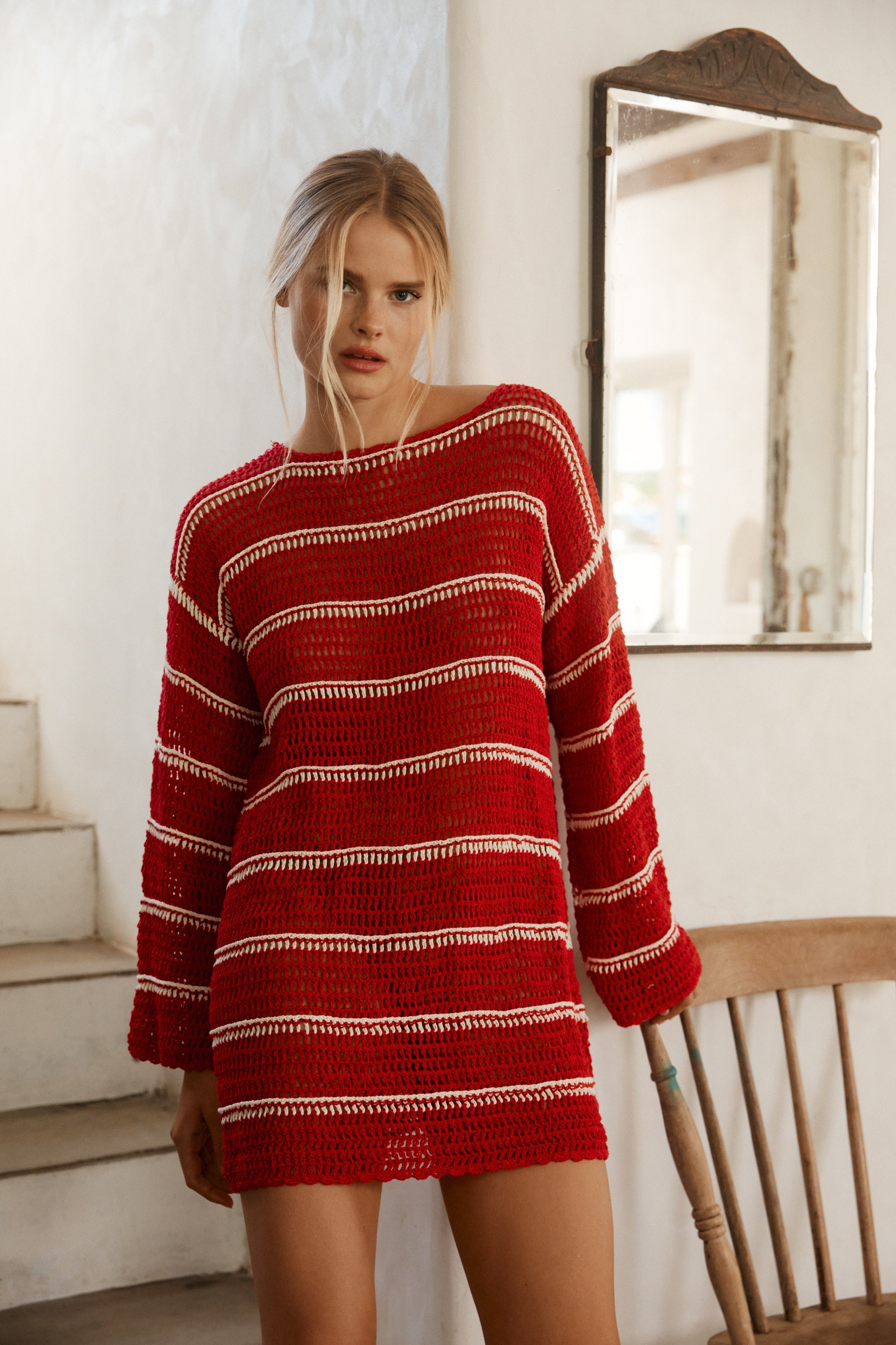 Fifi Crochet - Scarlet image 5