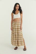Bette Skirt - Plaid Cotton image 2
