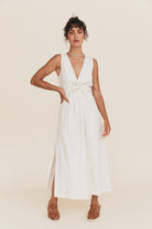 Harper Wrap Dress - Cream image 1