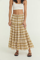 Bette Skirt - Plaid Cotton image 3