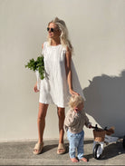 Classic Linen Shift Dress image 0