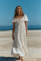Anais Maxi Dress - Cream image 0