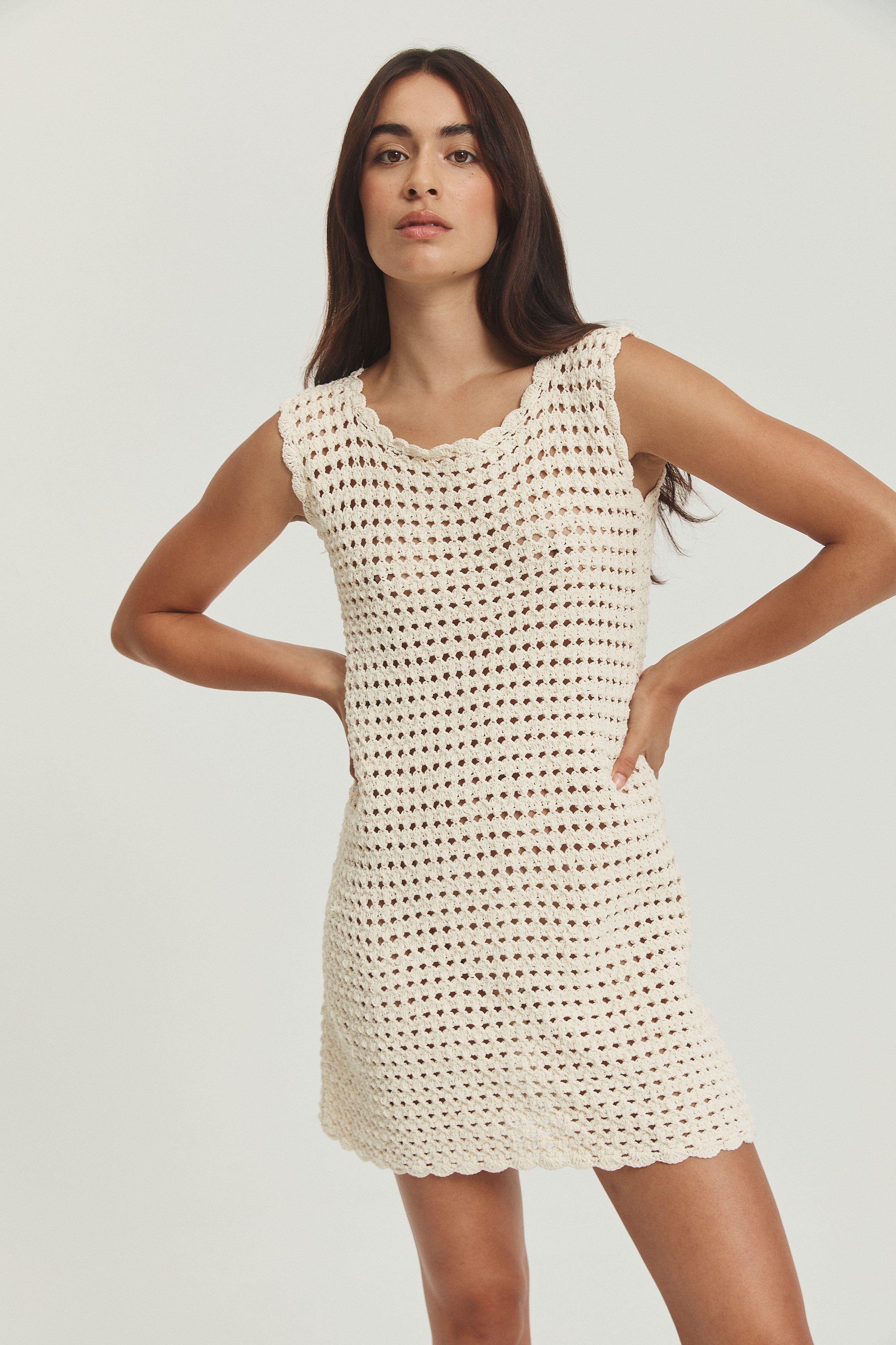 Toni Crochet Shift Dress image 10