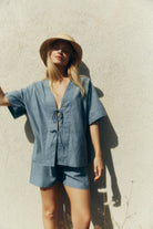 Lois Tie Top - Hemp image 0