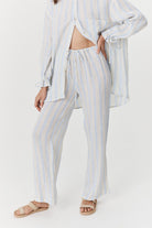 Robin Pants - Striped Crinkle Linen image 7