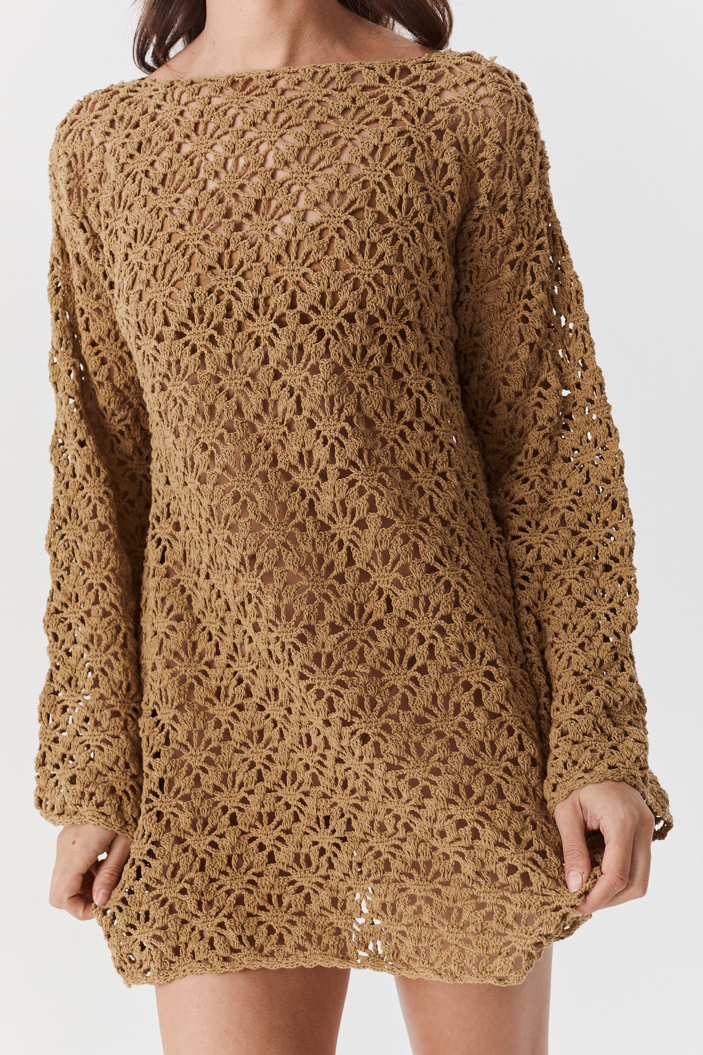 Heloise Crochet - Mocha image 11