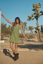 Lila Shift Dress - Fern Hemp image 0