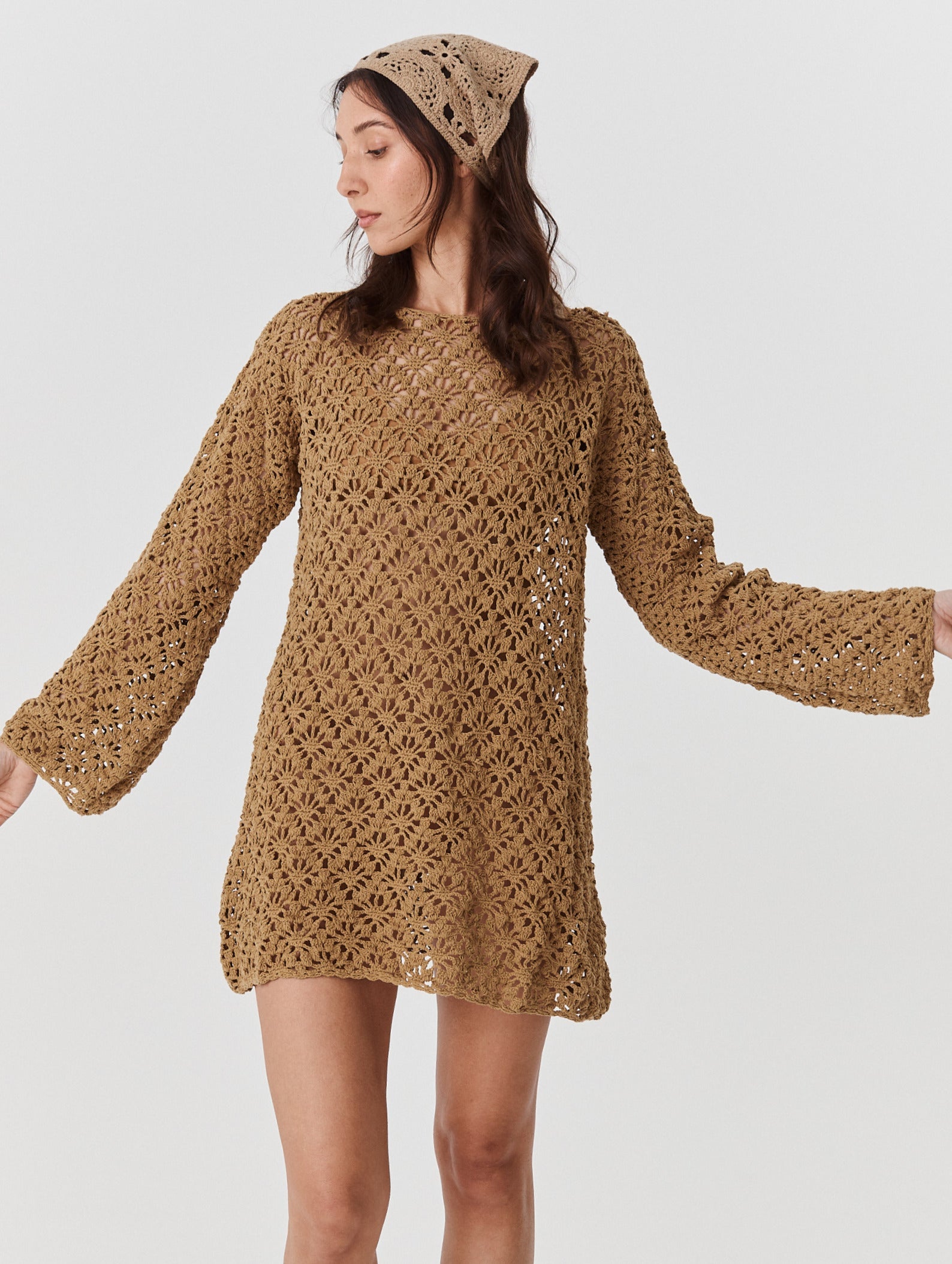 Heloise Crochet - Mocha image 0