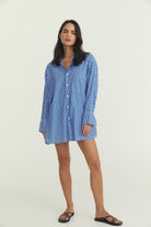 Byron Shirt Dress - Poplin Stripe image 8