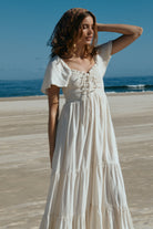 Anais Maxi Dress - Cream image 14