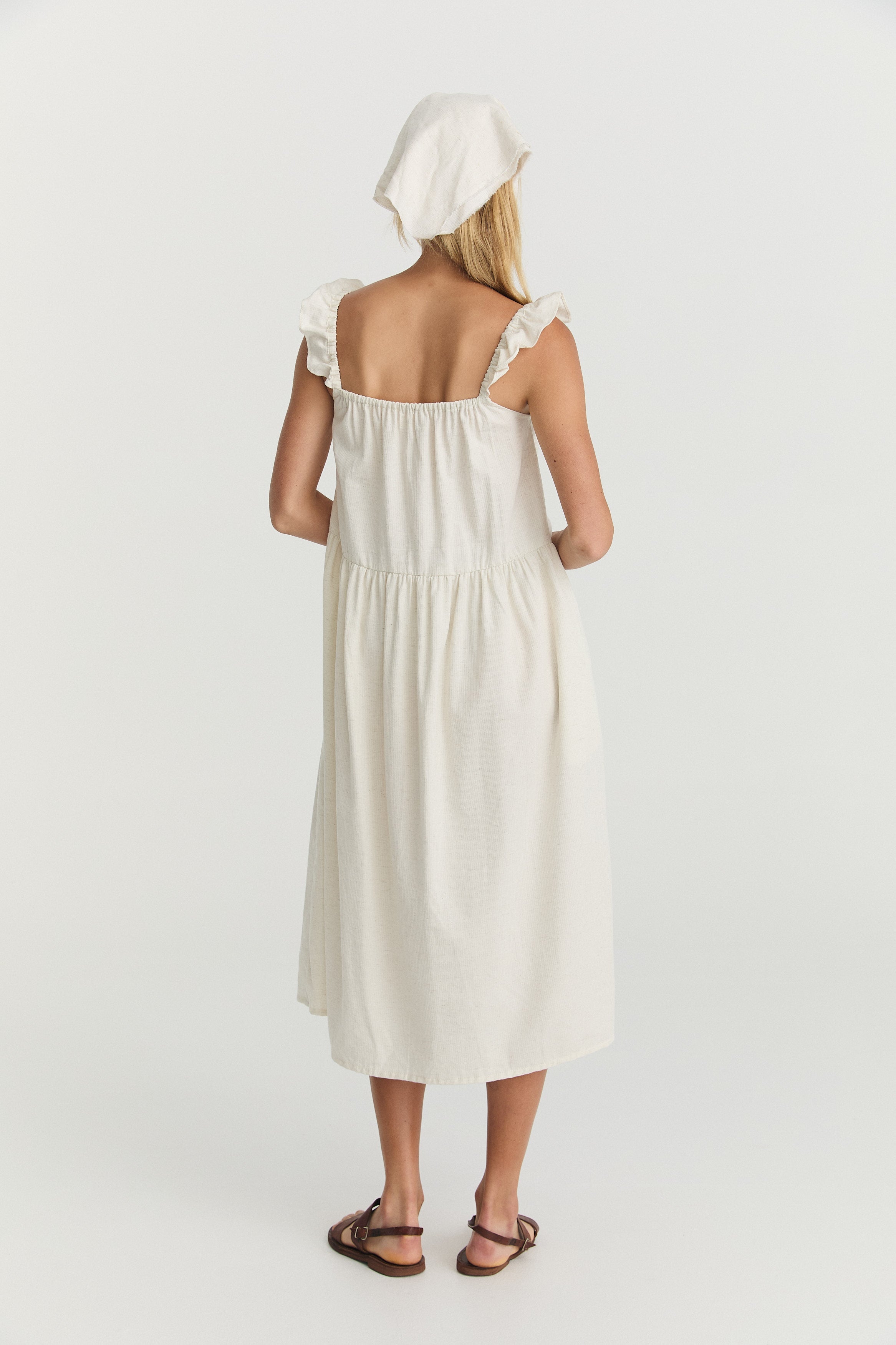 Cecile Midi - Cream image 9