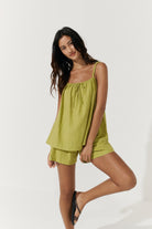 Nash Top - Elm Hemp Linen image 2