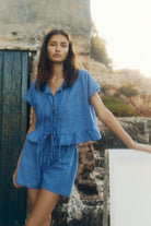 Robin Shorts - Cerulean Hemp image 11