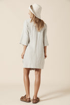 Quinn Wrap Dress - Natural Ash image 8