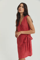Quinn Wrap Dress - Hemp Linen image 9