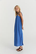 Nash Midi - Cerulean Hemp Linen image 7