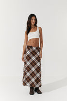 Riley Aysmmetrical Skirt - Tartan image 4