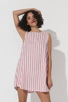 Classic Shift Dress - Stipe Hemp image 0