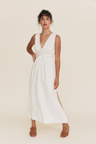 Harper Wrap Dress - Cream image 7