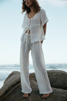 Robin Pants - Crinkle Linen image 14