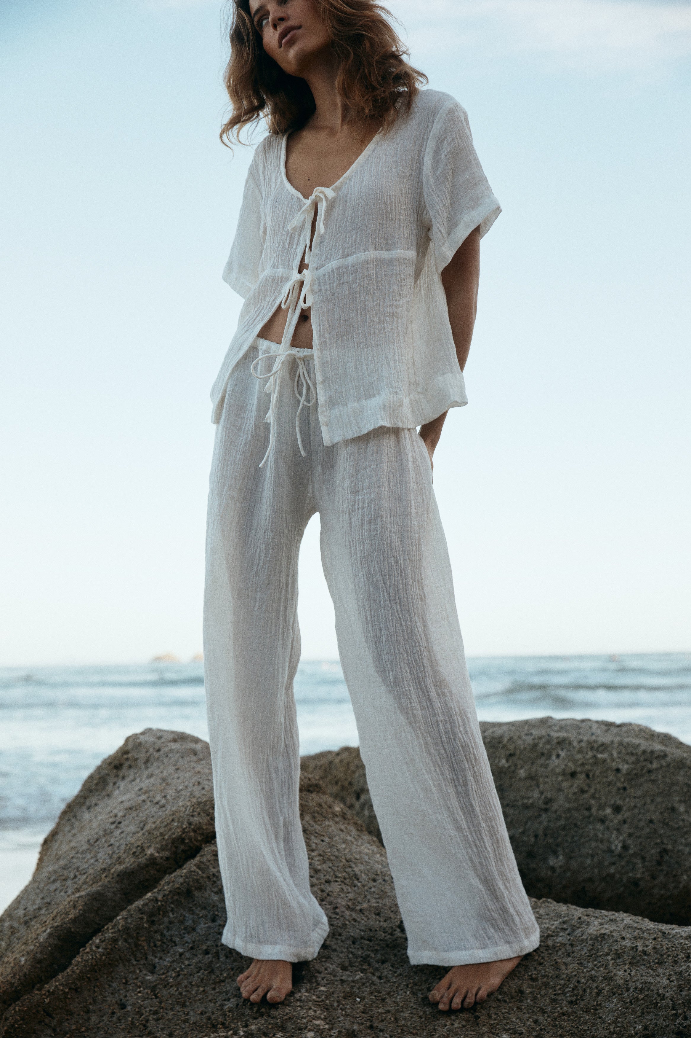 Robin Pants - Crinkle Linen image 14