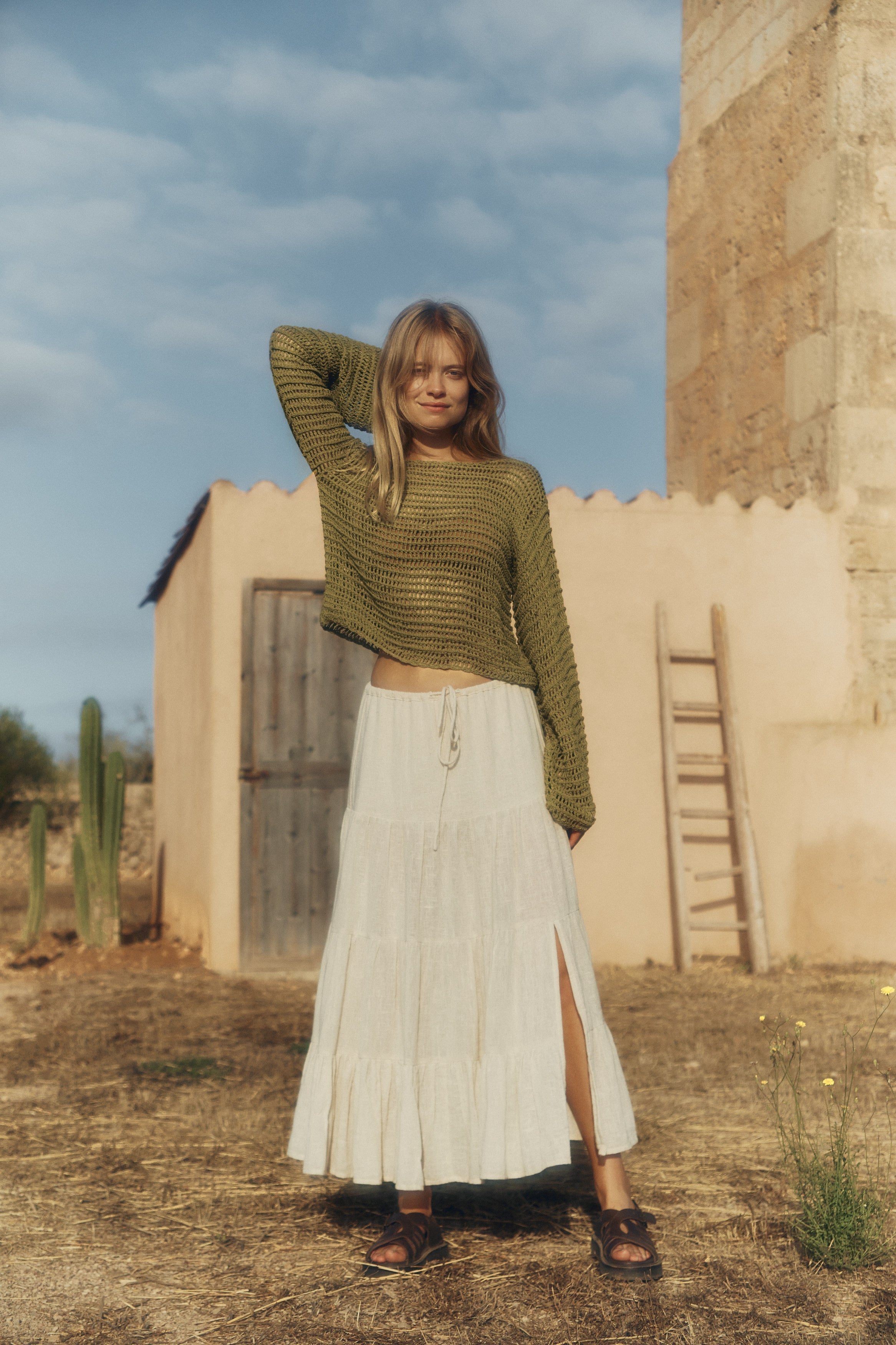 Bette Skirt - Indian Cotton image 2