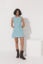 Lila Shift Dress - Capri Cotton image 3