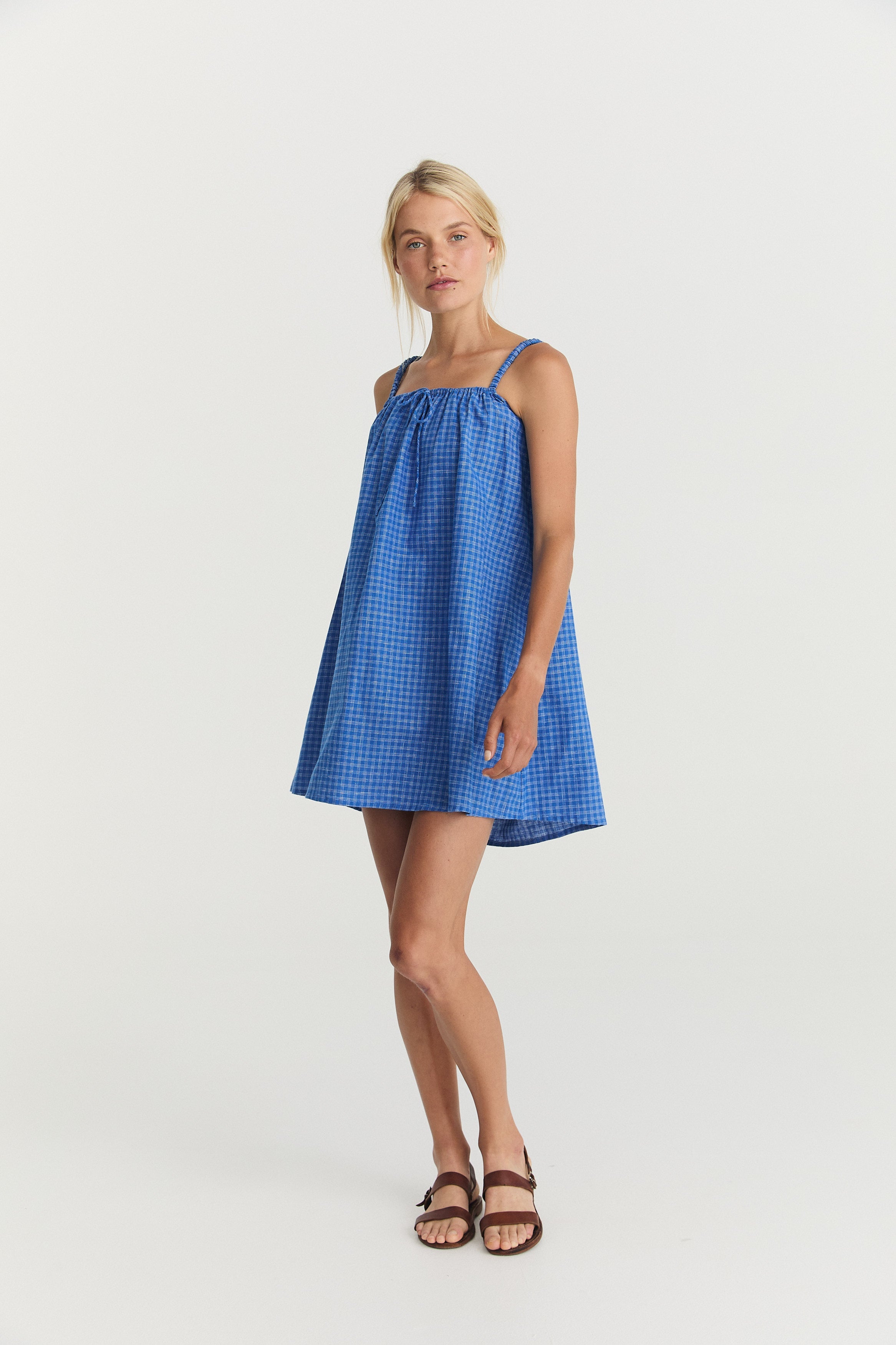 Nash Mini - Cerulean Hemp Linen image 4