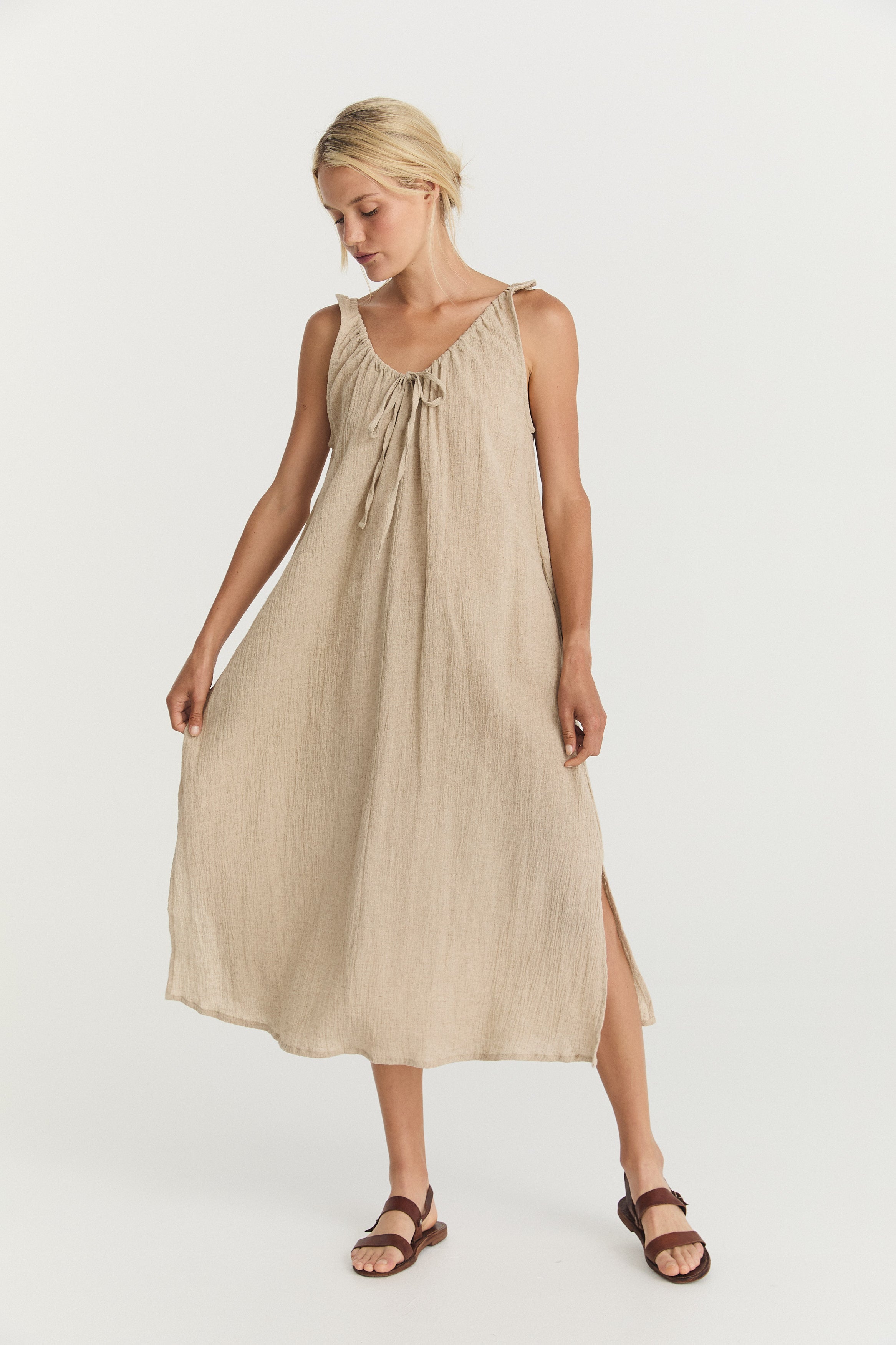 Bridget Midi - Natural Crinkle image 8