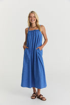 Nash Midi - Cerulean Hemp Linen image 6