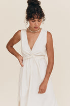 Harper Wrap Dress - Cream image 6