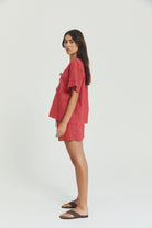 Robin Tie Top - Hemp Linen image 10