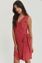 Quinn Wrap Dress - Hemp Linen image 3