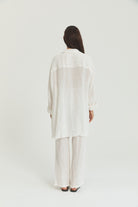 Josie Shirt Dress - Linen Crinkle image 13