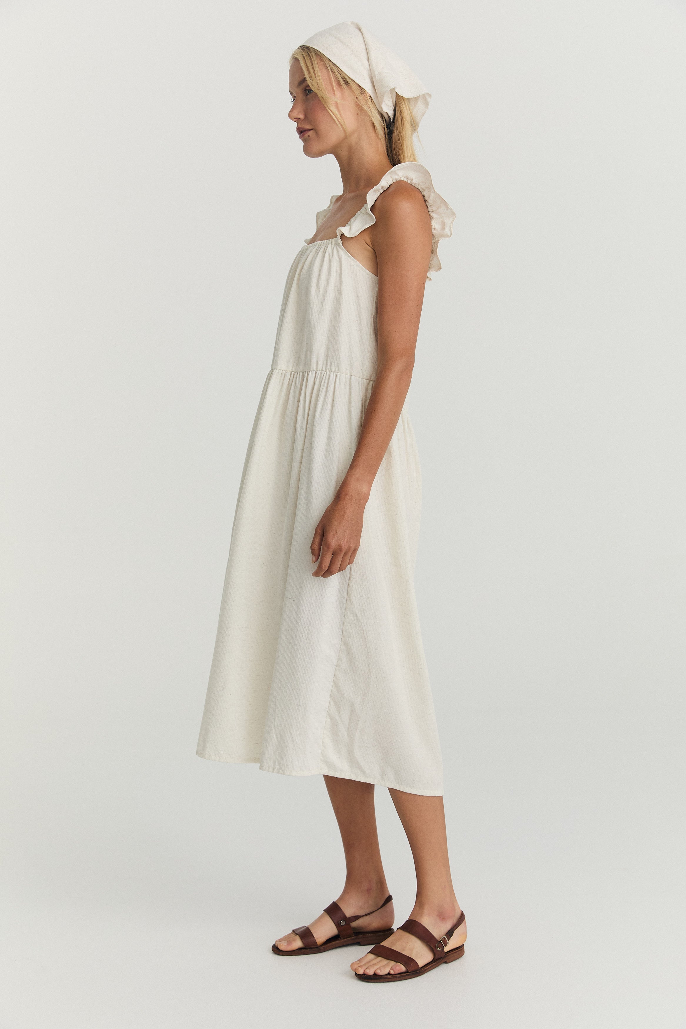 Cecile Midi - Cream image 8
