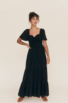 Anais Maxi Dress - Noir image 7