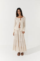 Etta Tie Knit - Cream image 4