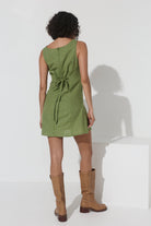 Lila Shift Dress - Fern Hemp image 7