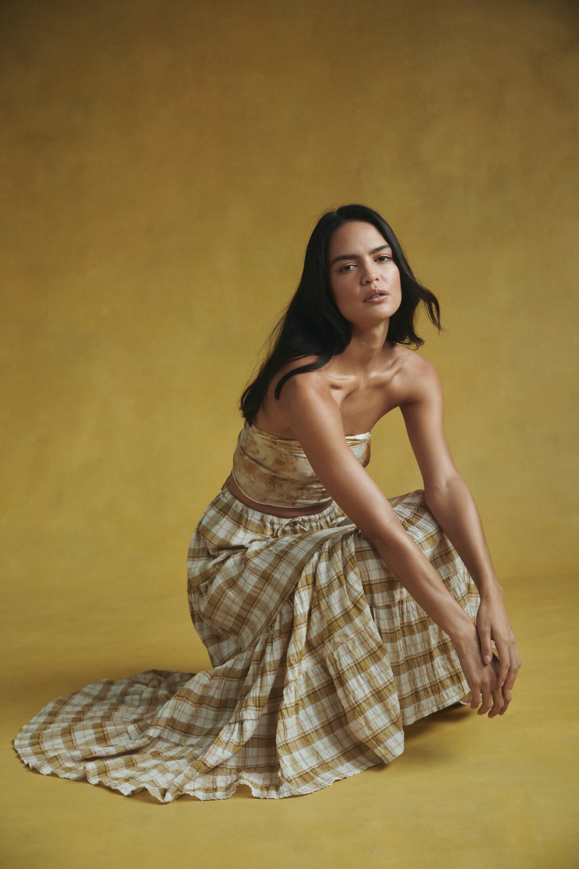 Bette Skirt - Plaid Cotton image 10