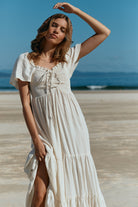 Anais Maxi Dress - Cream image 2