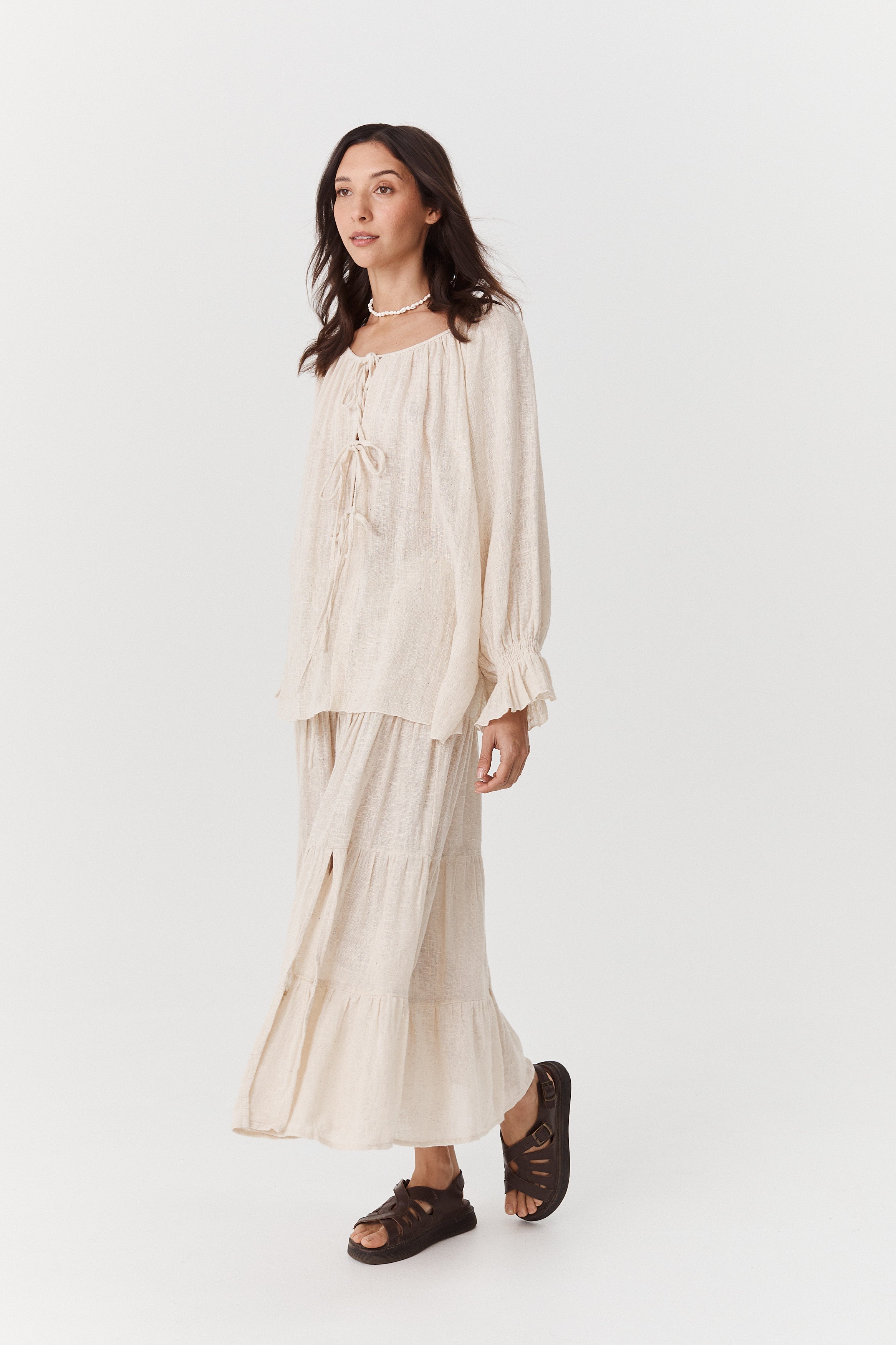 Bette Tie Top - Cotton image 4