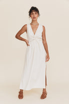 Harper Wrap Dress - Cream image 5