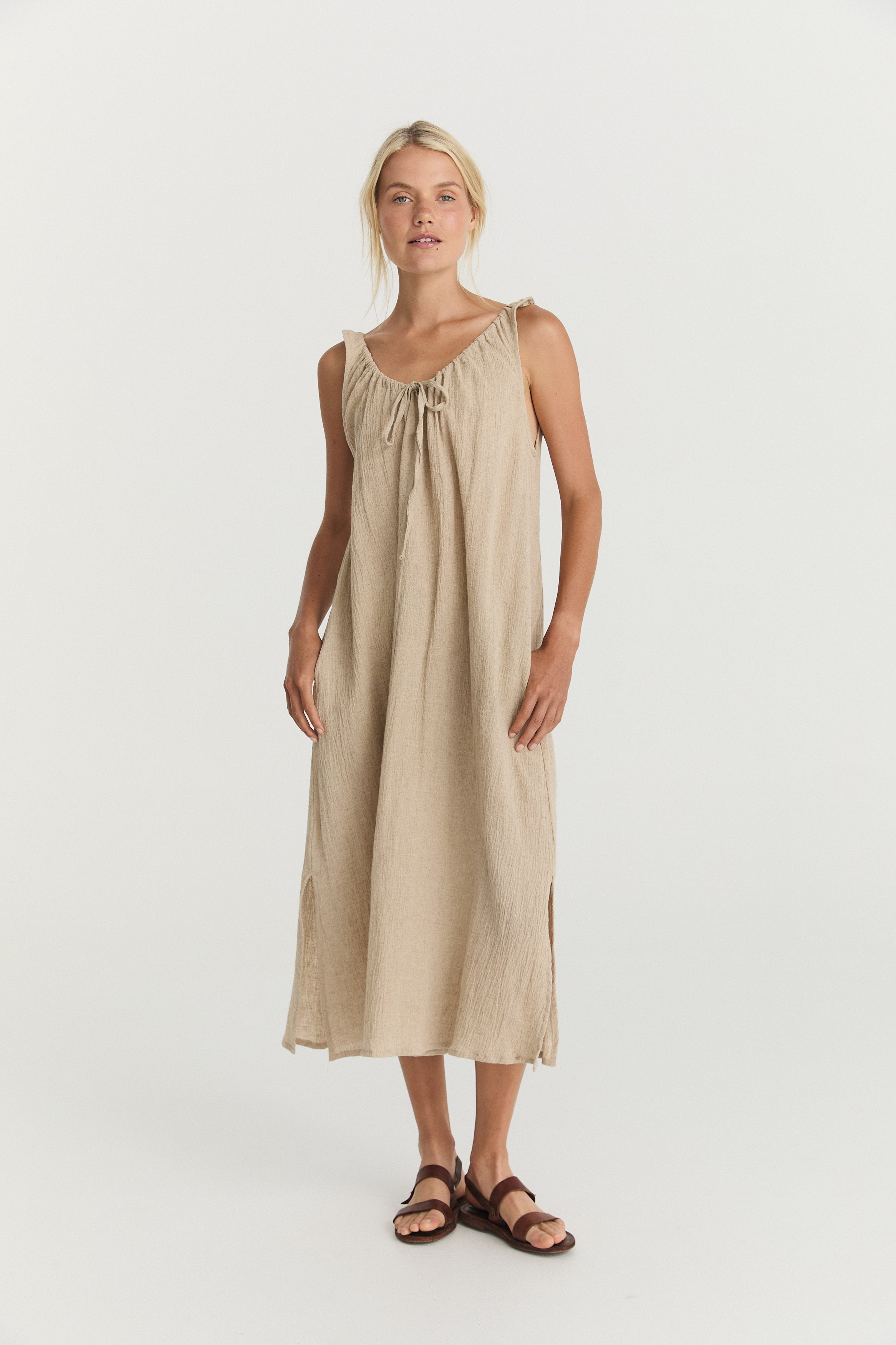 Bridget Midi - Natural Crinkle image 5