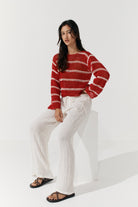 Fifi Crochet Crop - Scarlet image 6