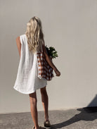 Classic Linen Shift Dress image 1