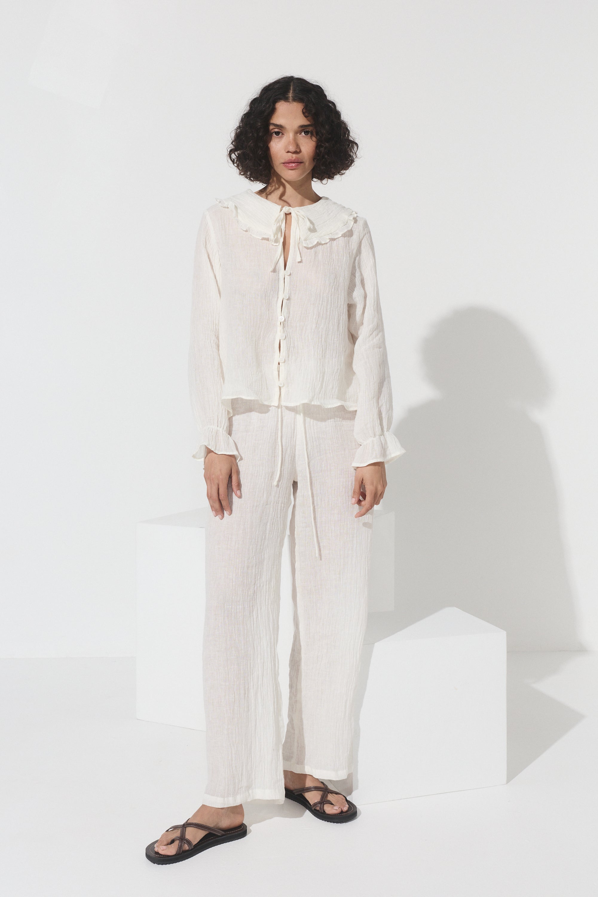 Esme Blouse - Crinkle Linen image 9