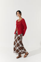 Etta Tie Knit - Scarlet image 5
